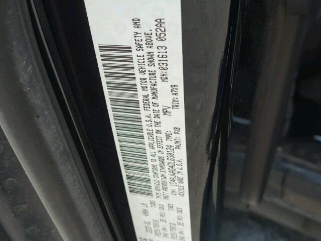 1C4AJWAG4DL630124 - 2013 JEEP WRANGLER S BLACK photo 10