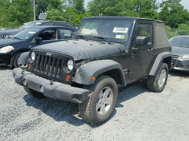 1C4AJWAG4DL630124 - 2013 JEEP WRANGLER S BLACK photo 2