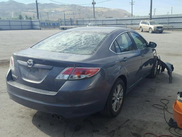 1YVHZ8CH3A5M40852 - 2010 MAZDA 6 I Gris foto 4