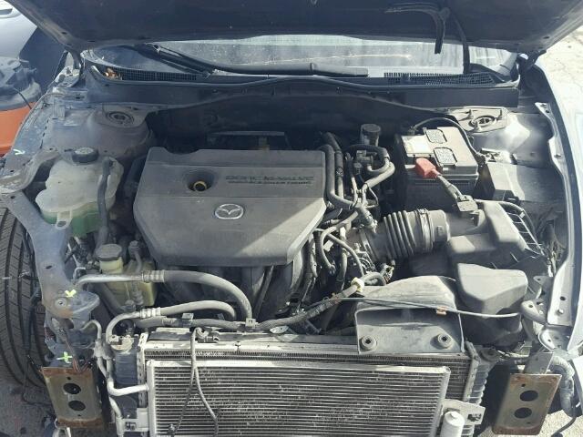 1YVHZ8CH3A5M40852 - 2010 MAZDA 6 I Gris foto 7