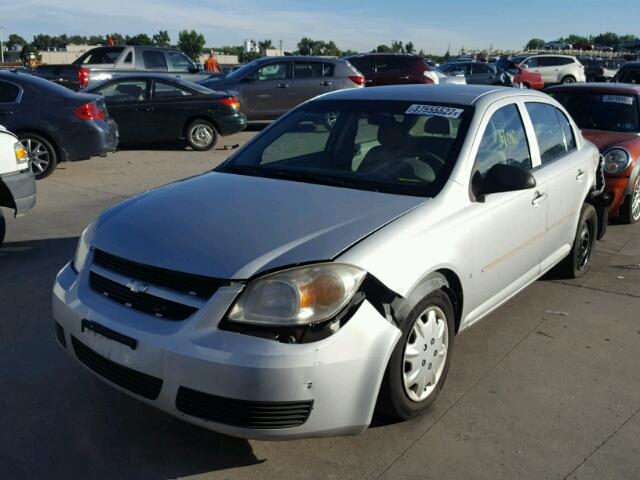 1G1AK55F267660347 - 2006 CHEVROLET COBALT LS SILVER photo 2