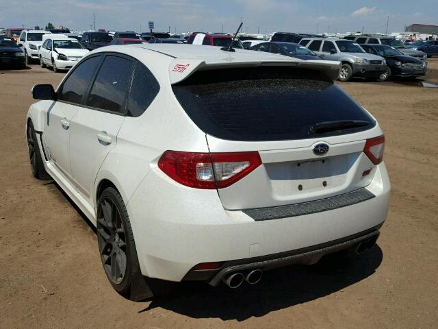 JF1GR8H6XEL265595 - 2014 SUBARU IMPREZA WHITE photo 3