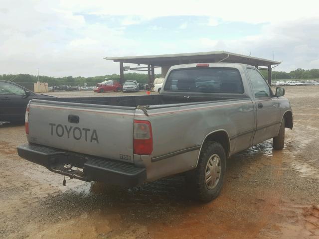 JT4UD10D0S0007564 - 1995 TOYOTA T100 GRAY photo 4