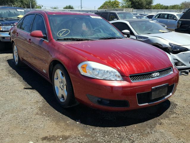 2G1WD58C279257258 - 2007 CHEVROLET IMPALA SUP 勃艮第红 照片 1
