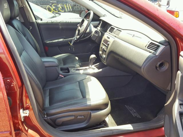 2G1WD58C279257258 - 2007 CHEVROLET IMPALA SUP 勃艮第红 照片 5