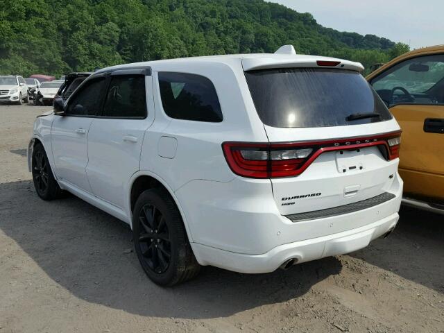 1C4SDJCT5HC639185 - 2017 DODGE DURANGO R/ WHITE photo 3