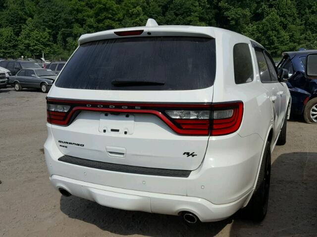 1C4SDJCT5HC639185 - 2017 DODGE DURANGO R/ WHITE photo 4