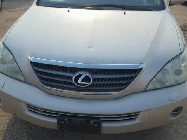 JTJHW31U060026902 - 2006 LEXUS RX 400 GOLD photo 9