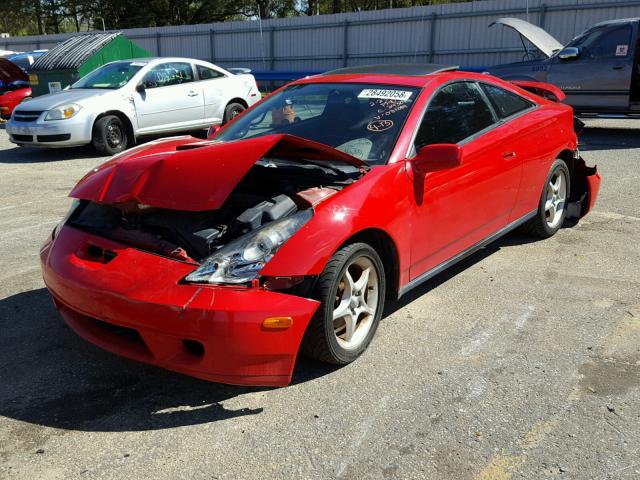 JTDDY32T0Y0031084 - 2000 TOYOTA CELICA GT- RED photo 2