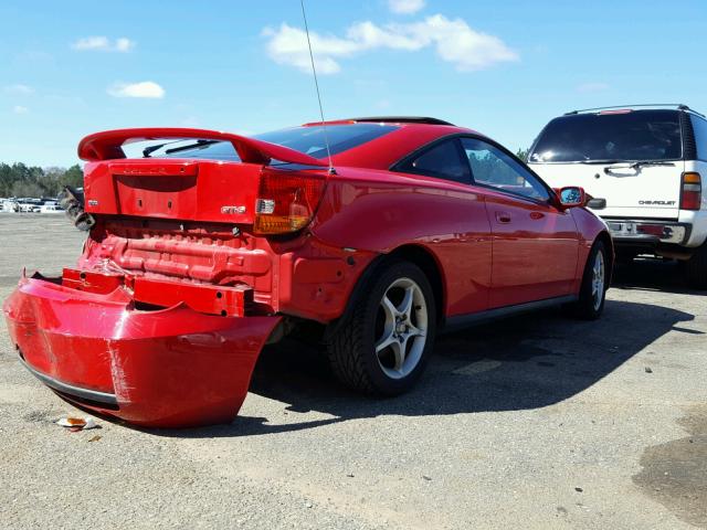 JTDDY32T0Y0031084 - 2000 TOYOTA CELICA GT- RED photo 4