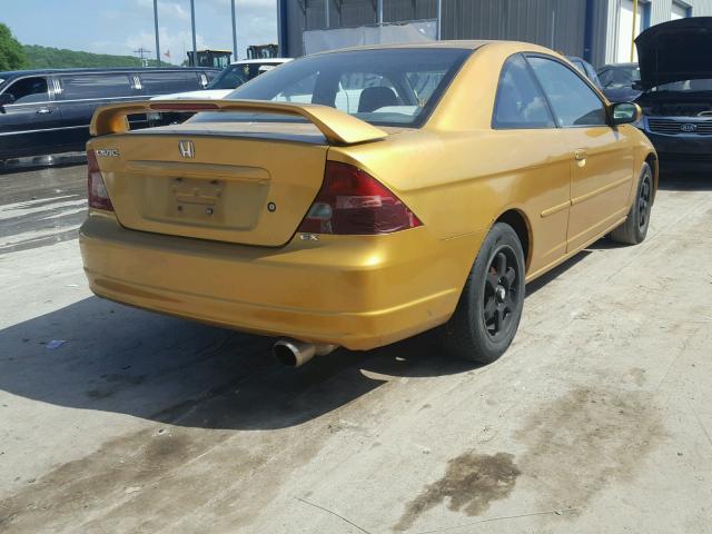 1HGEM22901L001460 - 2001 HONDA CIVIC SI GOLD photo 4