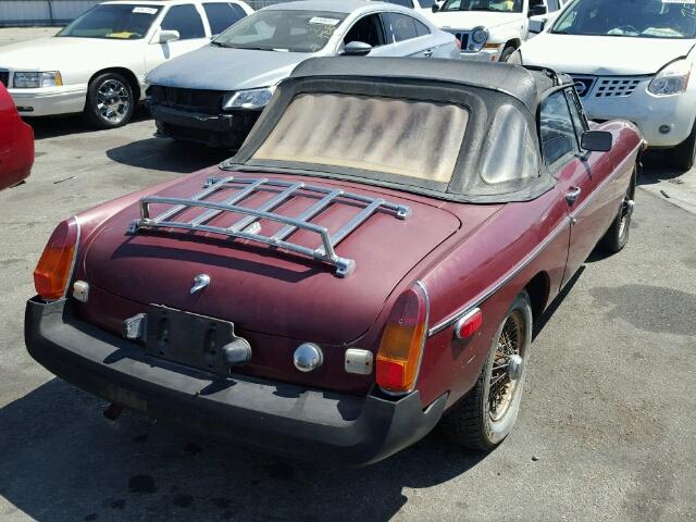 GHN5UL500736G - 1979 MG B BURGUNDY photo 4