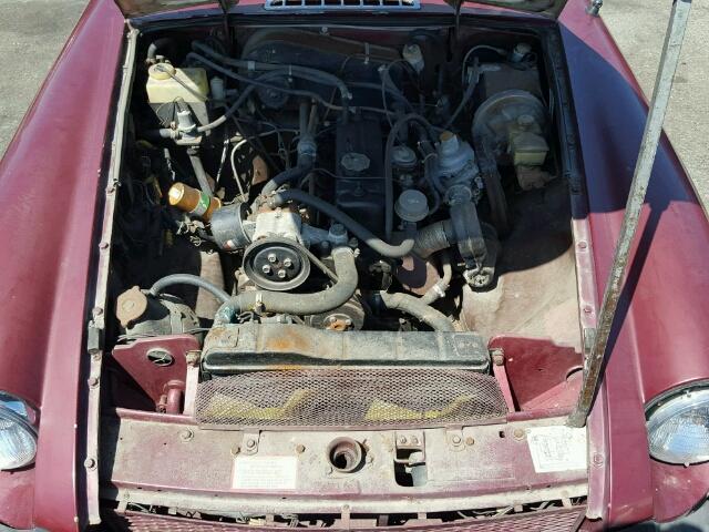 GHN5UL500736G - 1979 MG B BURGUNDY photo 7