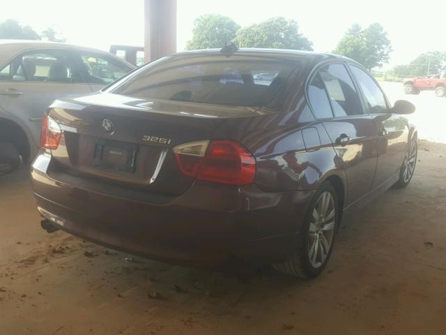 WBAVB175X6NK32265 - 2006 BMW 325 I AUTO PURPLE photo 4