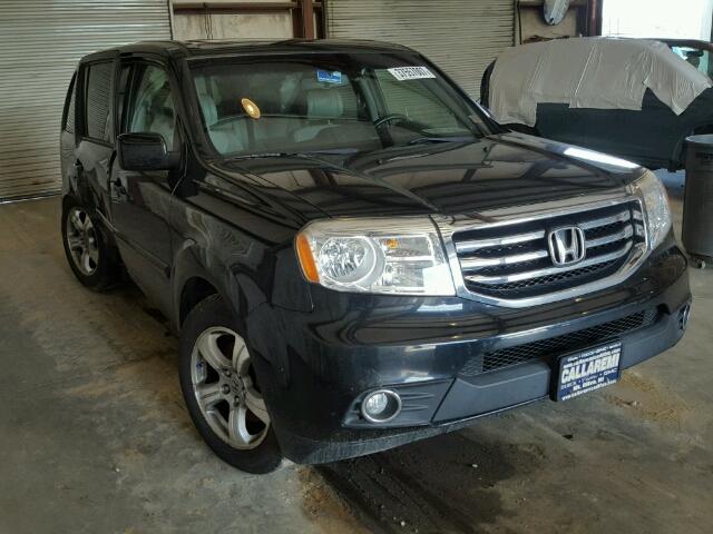 5FNYF4H65CB053803 - 2012 HONDA PILOT EXL BLACK photo 1