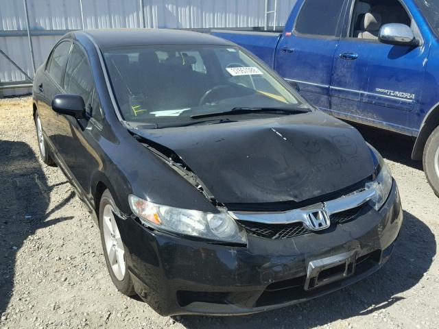 19XFA1F62BE045167 - 2011 HONDA CIVIC LX-S BLACK photo 1