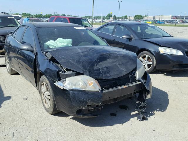 1G2ZG528054116323 - 2005 PONTIAC G6 BLACK photo 1