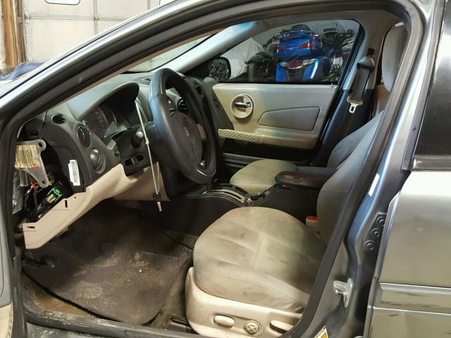 2G2WP542451310702 - 2005 PONTIAC GRAND PRIX GRAY photo 5