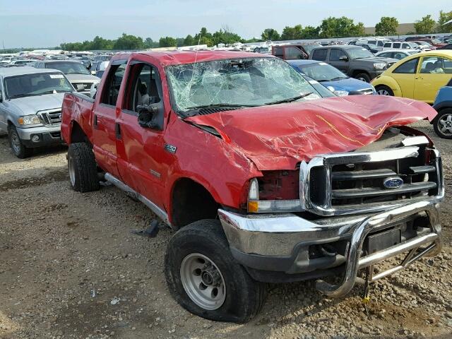 1FTNW21P04EB78558 - 2004 FORD F250 SUPER RED photo 9