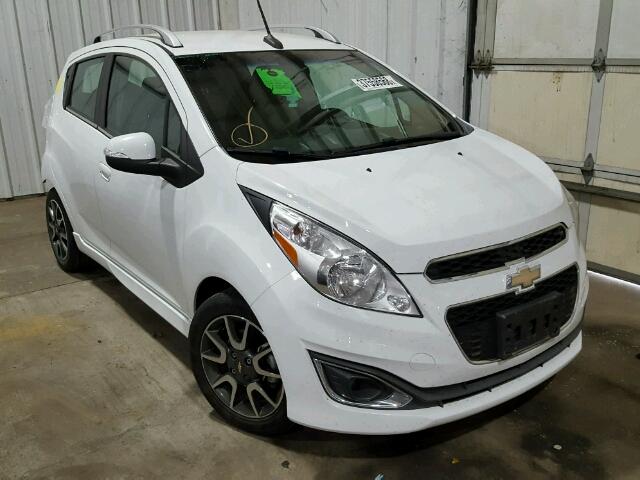 KL8CF6S91EC434307 - 2014 CHEVROLET SPARK 2LT WHITE photo 1