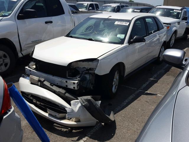 1G1ZT62845F135953 - 2005 CHEVROLET MALIBU MAX WHITE photo 2