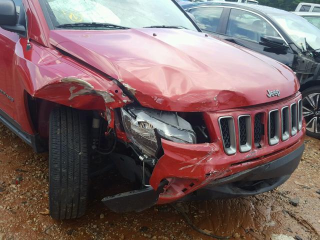 1C4NJCBA0GD806210 - 2016 JEEP COMPASS SP 红色 照片 9