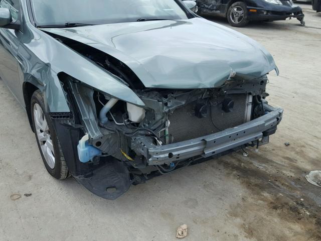 1HGCP3F87AA014353 - 2010 HONDA ACCORD EXL TEAL photo 9