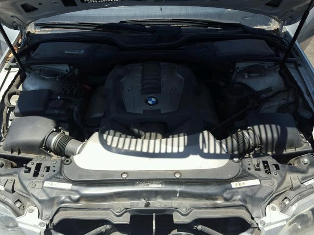 WBAHL83546DT02888 - 2006 BMW 750 I SILVER photo 7