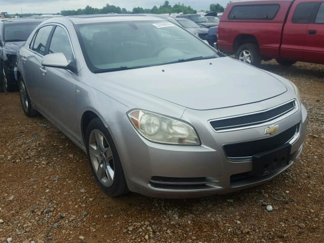 1G1ZH57B68F170210 - 2008 CHEVROLET MALIBU 1LT SILVER photo 1