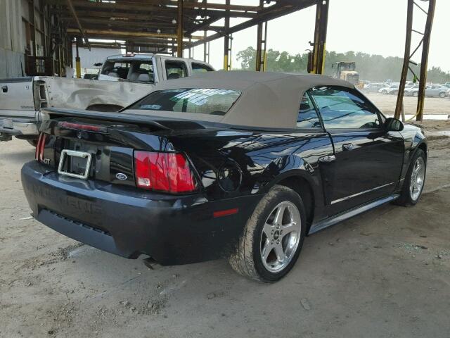 1FAFP45X33F343962 - 2003 FORD MUSTANG GT BLACK photo 4