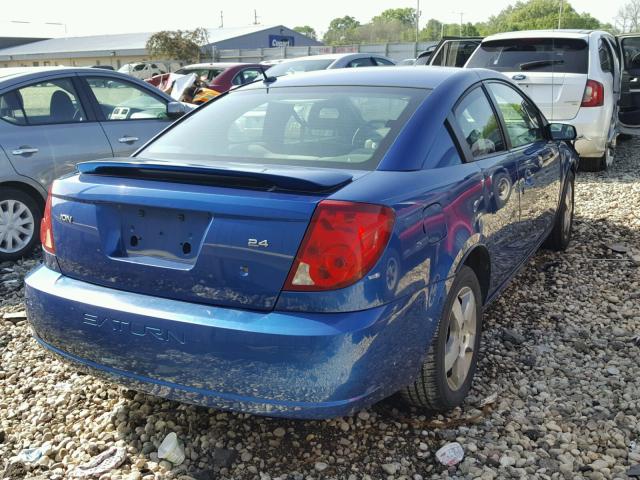 1G8AW15B86Z110800 - 2006 SATURN ION LEVEL BLUE photo 4
