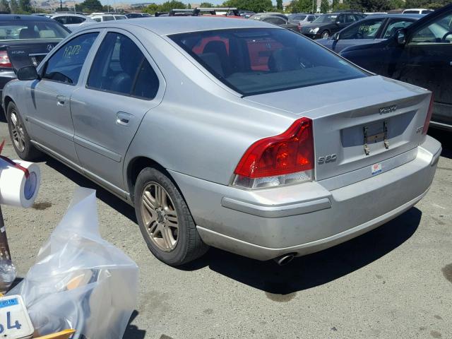 YV1RS592452462277 - 2005 VOLVO S60 2.5T SILVER photo 3