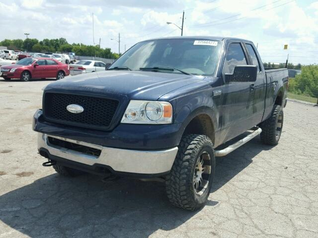 1FTPX14V46NB61128 - 2006 FORD F150 BLUE photo 2