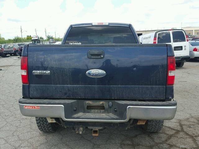 1FTPX14V46NB61128 - 2006 FORD F150 BLUE photo 6