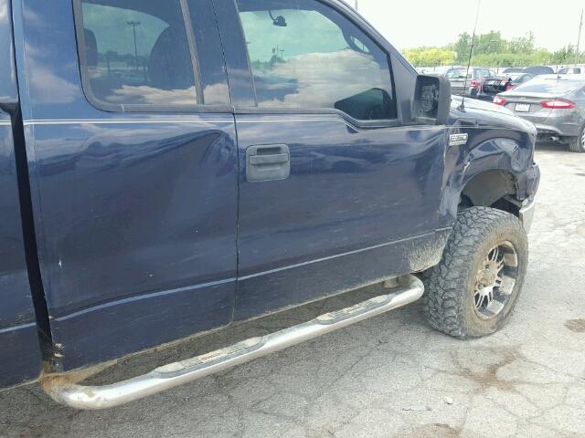 1FTPX14V46NB61128 - 2006 FORD F150 蓝色 照片 9