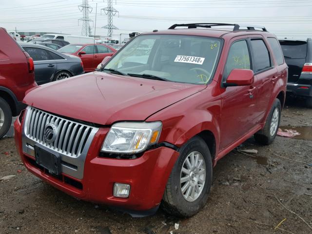 4M2CN8HG9BKJ07600 - 2011 MERCURY MARINER PR RED photo 2