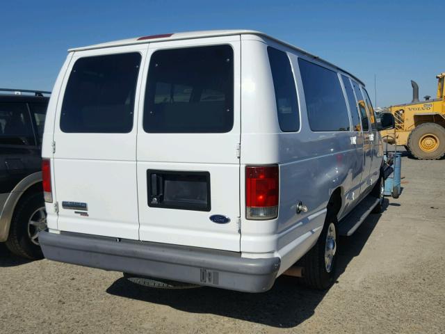 1FBSS31L67DB42549 - 2007 FORD ECONOLINE WHITE photo 4