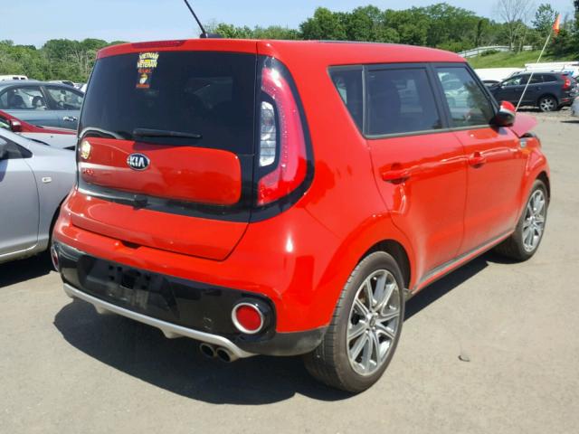 KNDJX3AA6J7515375 - 2018 KIA SOUL ! RED photo 4