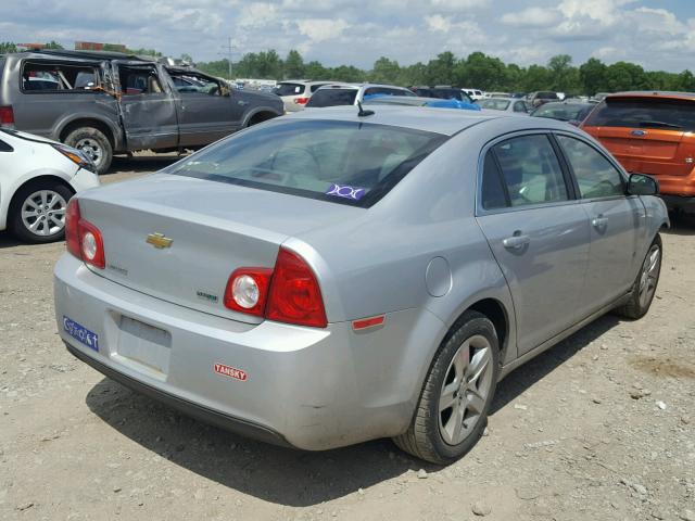 1G1ZA5EU0BF350461 - 2011 CHEVROLET MALIBU LS ვერცხლისფერი ფოტო 4