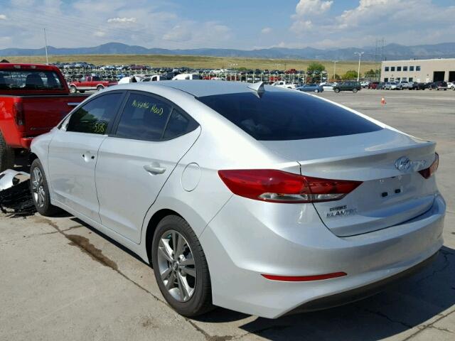 5NPD84LF7HH023680 - 2017 HYUNDAI ELANTRA SE GRAY photo 3