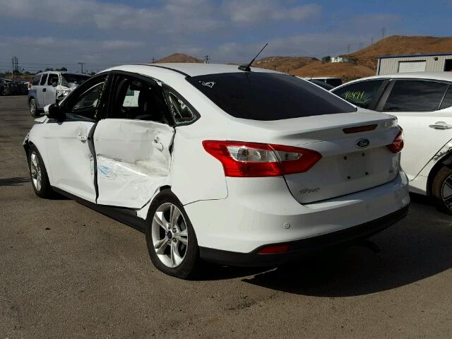 1FADP3F2XEL453478 - 2014 FORD FOCUS SE WHITE photo 3