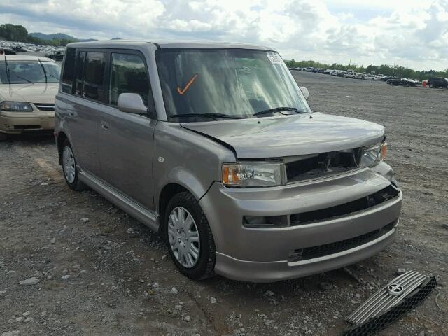 JTLKT334054021662 - 2005 TOYOTA SCION XB GRAY photo 1