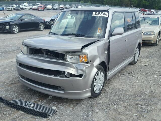 JTLKT334054021662 - 2005 TOYOTA SCION XB ნაცრისფერი ფოტო 2