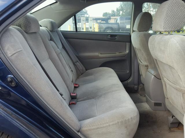 4T1BE32K34U269372 - 2004 TOYOTA CAMRY LE BLUE photo 6