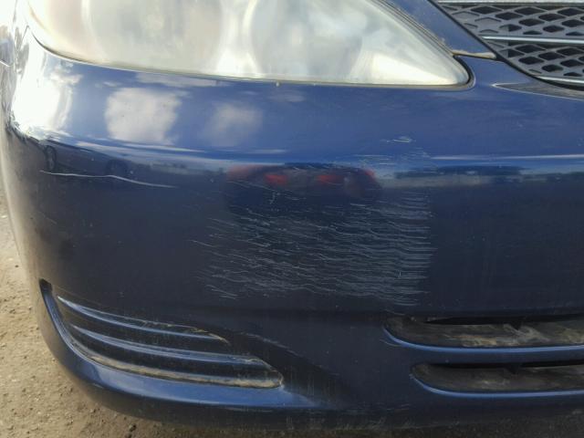 4T1BE32K34U269372 - 2004 TOYOTA CAMRY LE BLUE photo 9