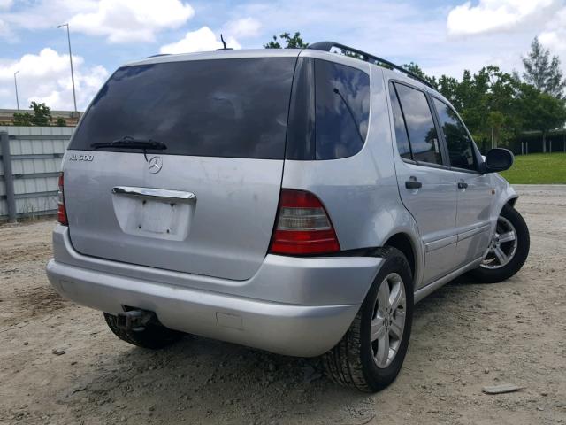 4JGAB72E9YA174280 - 2000 MERCEDES-BENZ ML 430 SILVER photo 4