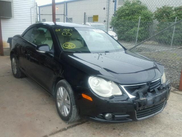 WVWBA71FX8V024161 - 2008 VOLKSWAGEN EOS TURBO BLACK photo 1