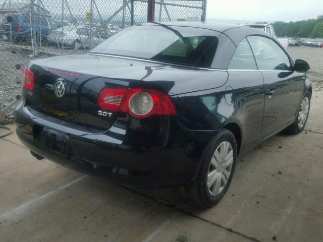 WVWBA71FX8V024161 - 2008 VOLKSWAGEN EOS TURBO BLACK photo 4
