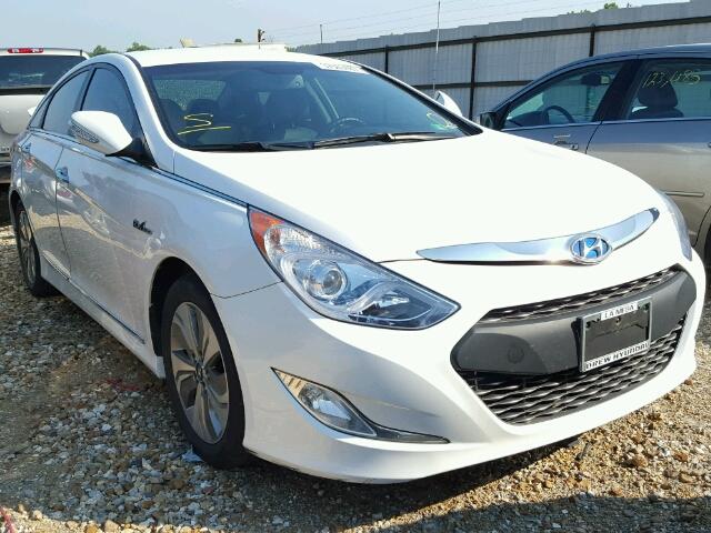 KMHEC4A44DA101494 - 2013 HYUNDAI SONATA HYB WHITE photo 1