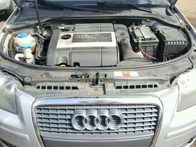 WAUMF78P46A001713 - 2006 AUDI A3 SILVER photo 7